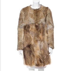 Maje luxurious Real Fur Coat